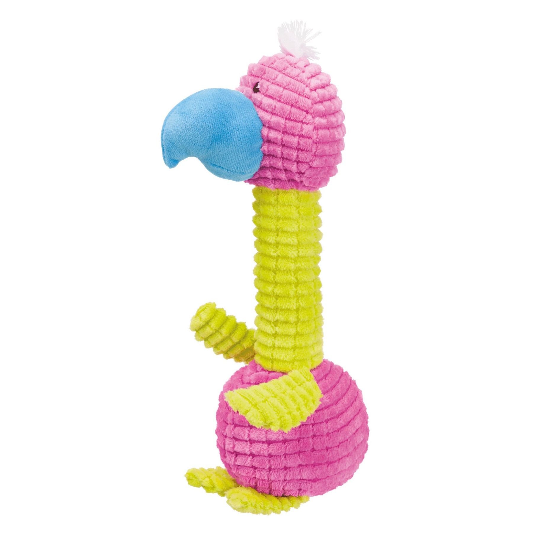 Іграшка для собак Trixie Фламінго з пискавкою 34 см (плюш)