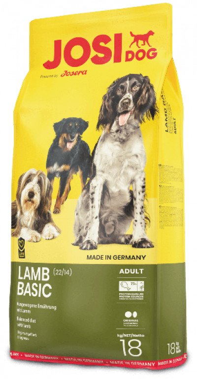 JosiDog Lamb Basic сухий корм для собак (ЙозіДог Лем Бейсік) 18 кг