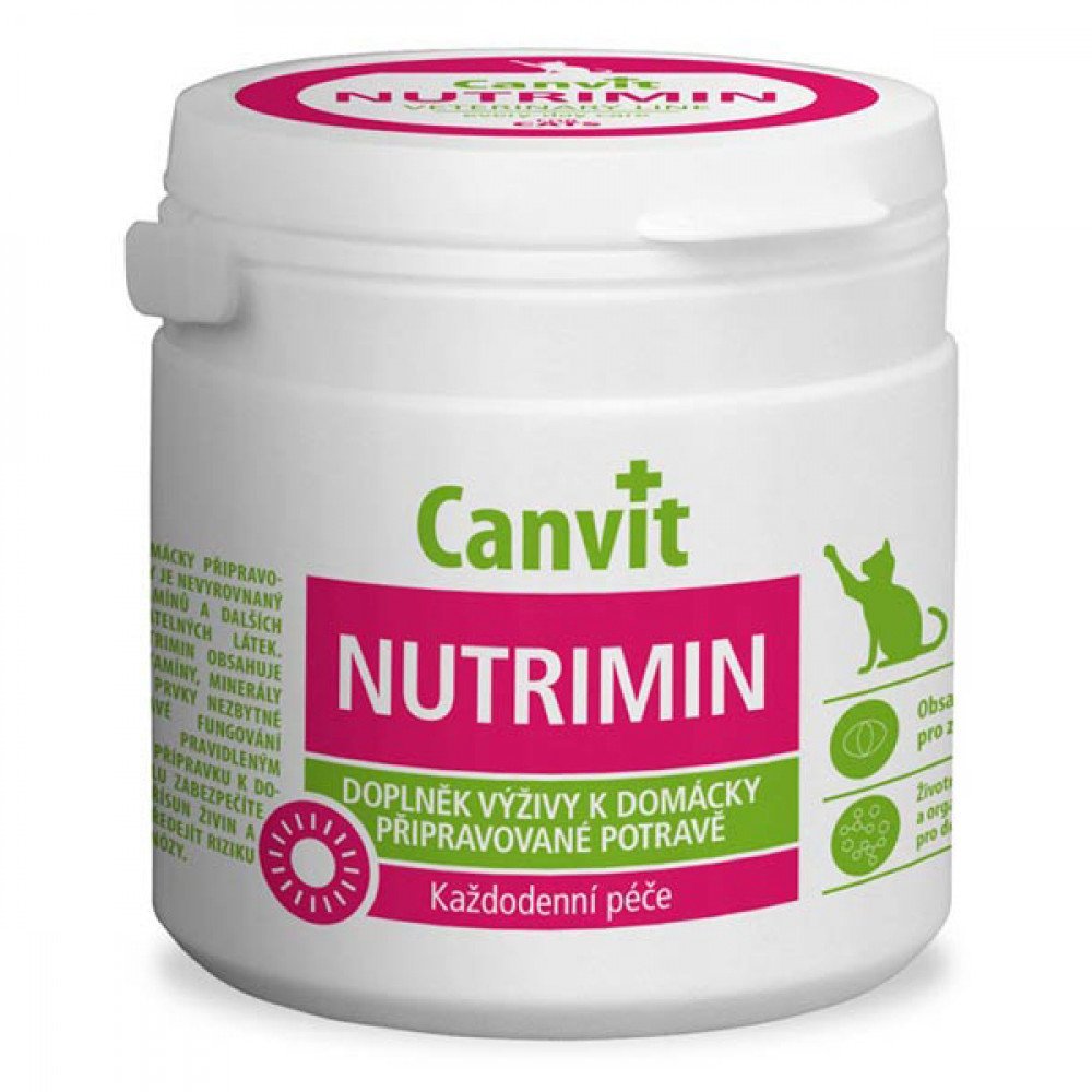 Вітамінна добавка Canvit Nutrimin for Cats для поліпшення травлення для котів, 150 г