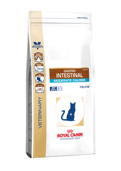 Royal Canin (Роял Канин) GASTRO INTESTINAL MODERATE CALORIE FELINE Сухой диетический корм для кошек при нарушениях пищеварения 0,4 кг