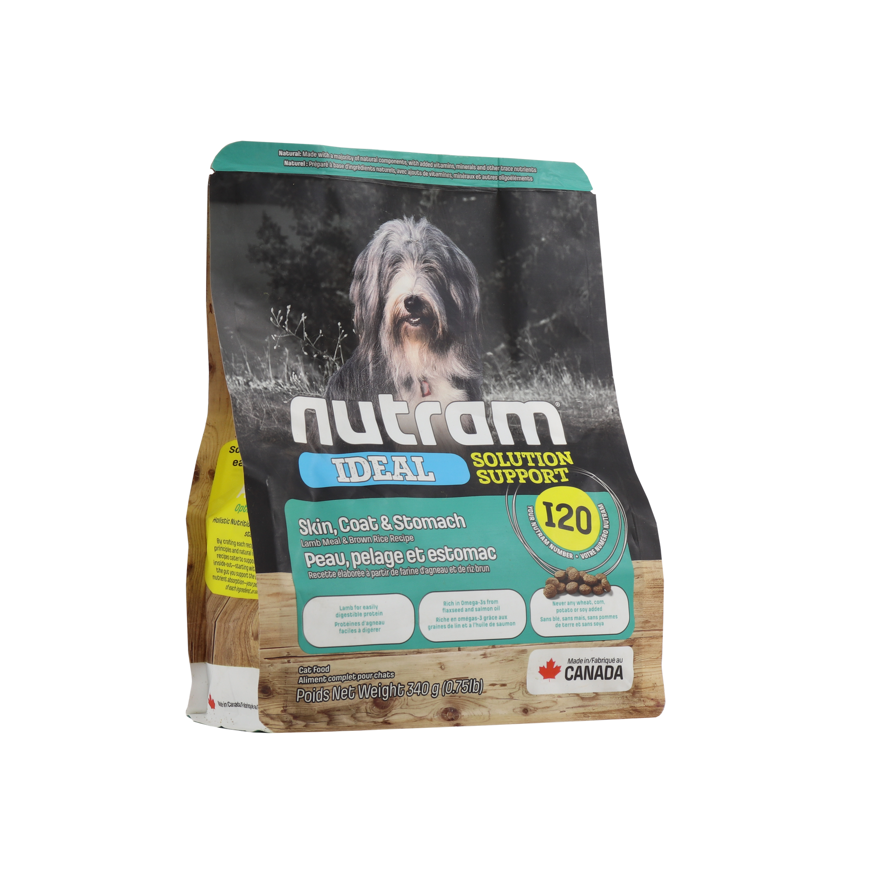 NUTRAM Ideal Solution Support Skin Coat & Stomach холістик корм для собак з чутливим травленням 340 г