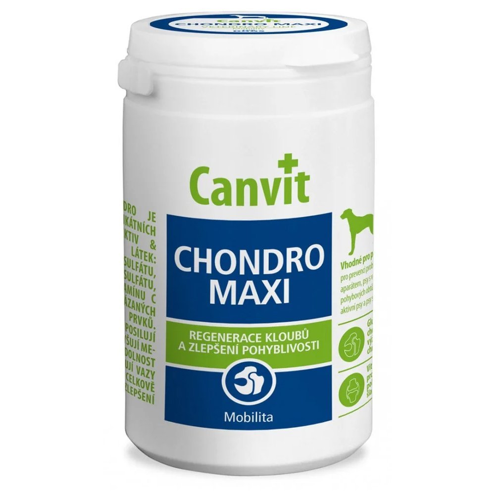 Вітамінна добавка Canvit Chondro Maxi for Dogs для зміцнення суглобів для собак всіх порід, 1 кг