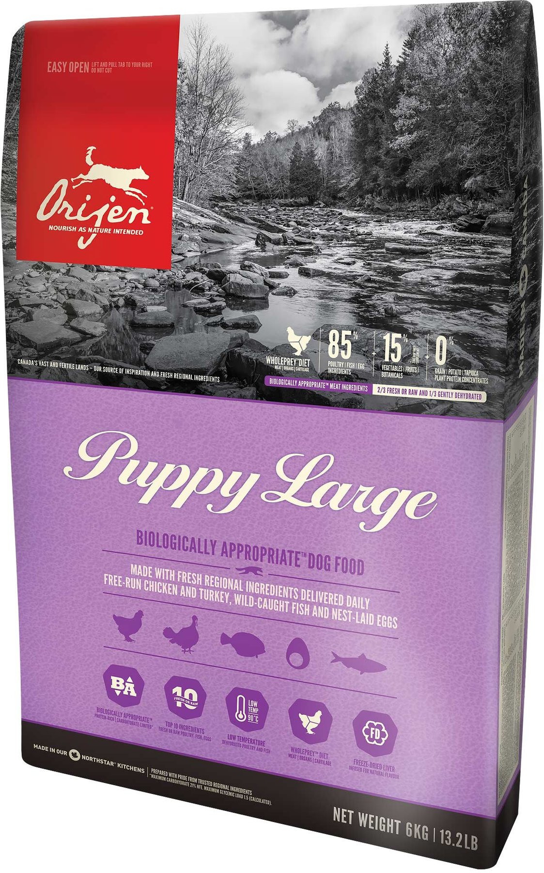 ORIJEN Puppy Large Сухой корм для щенков крупных пород 11,4 кг