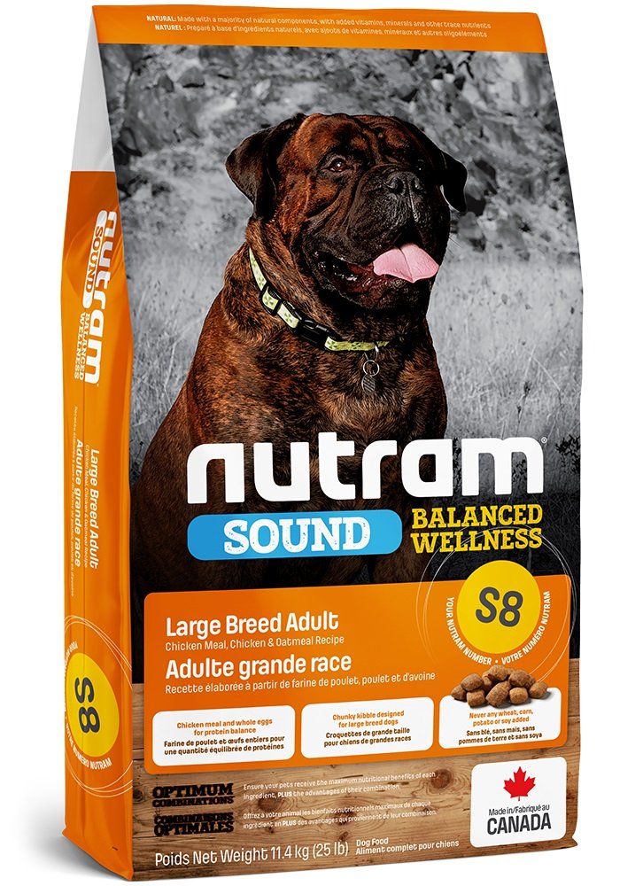 NUTRAM Sound Balanced Wellness Large Breed Adult Dog холістик корм для соб велик порiд 11,4 кг