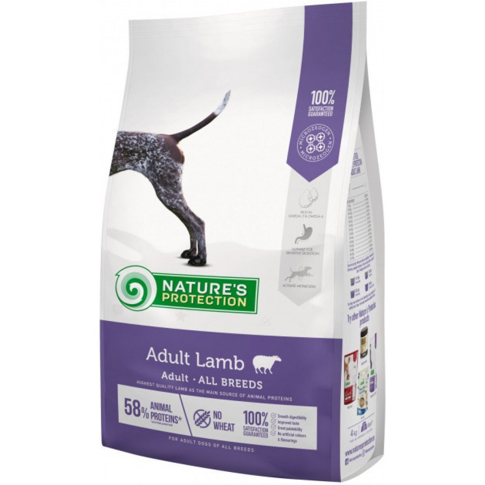 Сухий корм Nature’s Protection Adult Lamb All Breeds для собак всіх порід, 12 кг
