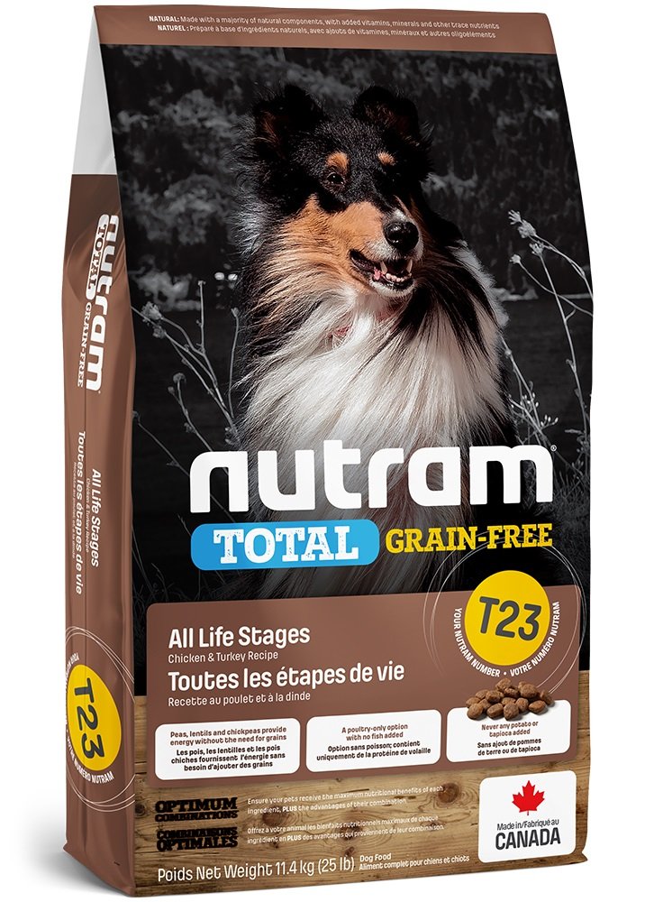 NUTRAM Total GF Turkey & Chiken холістик корм для собак БЕЗ ЗЛАКІВ з iндичкою та куркою 2 кг