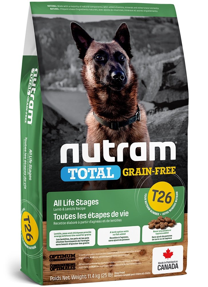 NUTRAM Total GF Lamb & Lentils Dog холістик корм для собак БЕЗ ЗЛАКІВ з ягня 2 кг