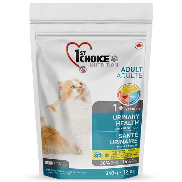 1st Choice Urinary Health ФЕСТ ЧОЙС УРІНАРІ ХЕЛС корм для котів схильних до МБК (сечокам'яна хвороба), 0.34 кг
