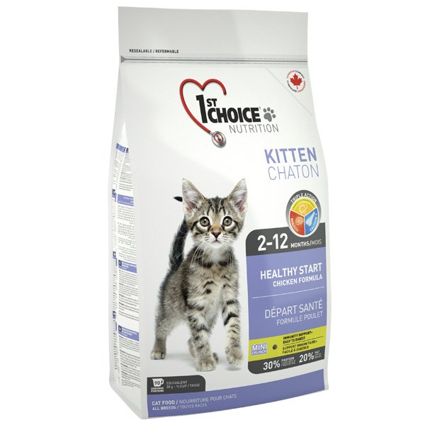 1st Choice Kitten Healthy Start ФЕСТ ЧОЙС КУРИЦА ДЛЯ КОТЯТ сухой суперпремиум корм для котят, 0.35 кг