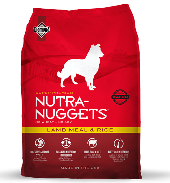 Nutra Nuggets Lamb Meal & Rice Formula for dogs Сухой корм суперпремиум класса для взрослых собак 3 кг