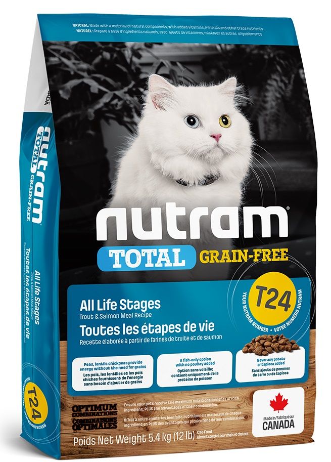 NUTRAM TOTAL GF Salmon & Trout Cat холистик корм для котов БЕЗ ЗЛАКОВ с лососем и форелью 1,13 кг