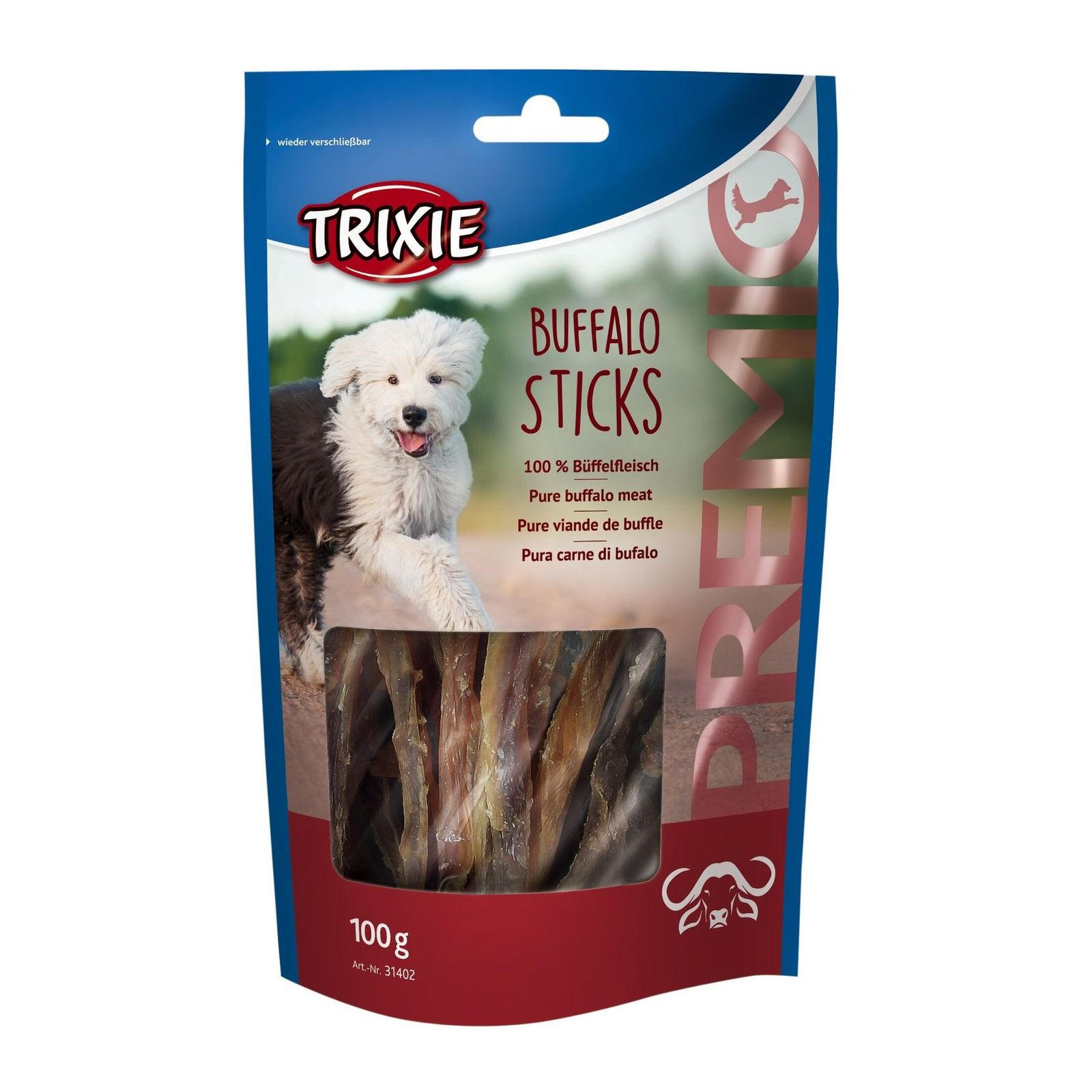 Лакомство для собак Trixie PREMIO Buffalo Sticks 100 г (буйвол)