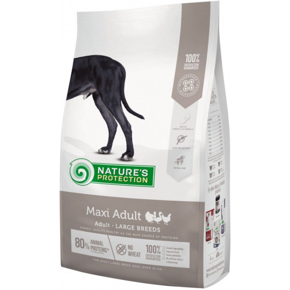 Сухой корм Nature’s Protection Maxi Adult для взрослых собак больших пород, 12 кг