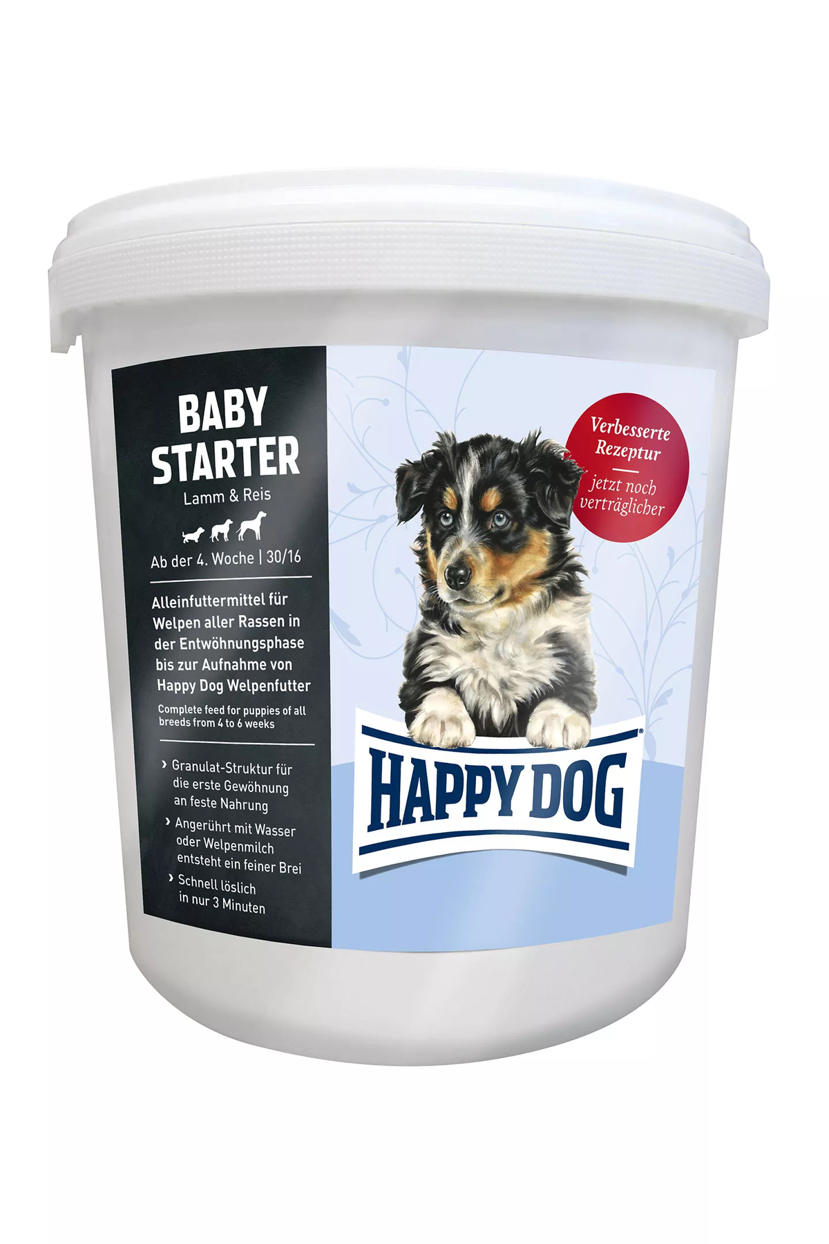 Happy Dog (Хеппі Дог) - Baby Starter Сухий корм для цуценят всіх порід з 4-х тижневого віку на етапі відлучення 1,5 кг