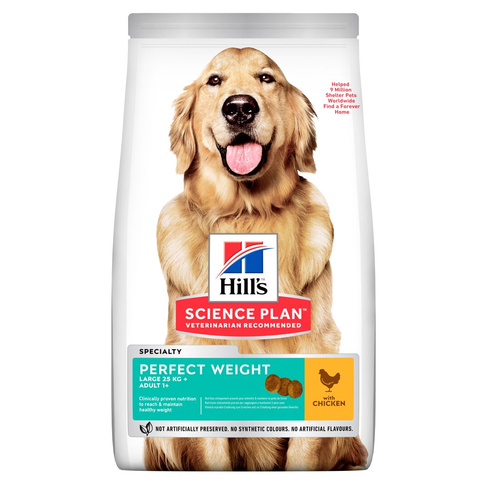 HILL'S SP Adult Perfect Weight Large Breed Хіллс Сухий Корм для Собак з Куркою - 12 кг