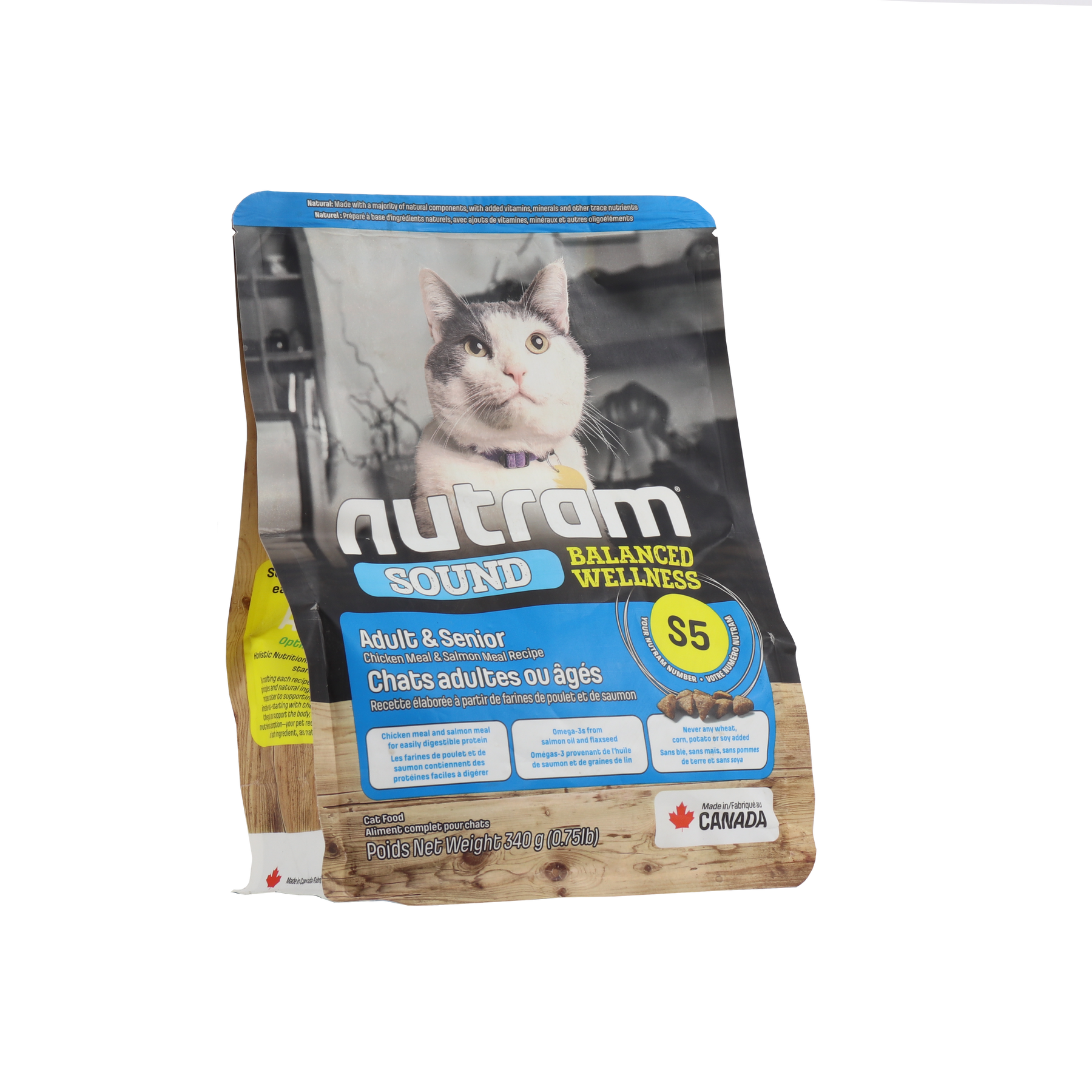 NUTRAM Sound Balanced Wellness Adult Cat холистик корм для взрослых котов 340 г